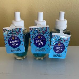 Bath & Body Works Wallflower Lot of 3 - Blueberry Sugar